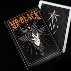 Mr. Black V1 (Black) Playing Cards