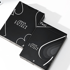 Yuci Tiny Wizard Black Playing Cards by TCC