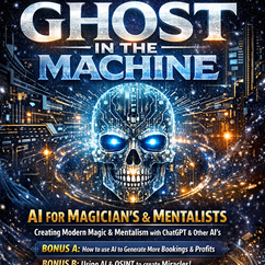 Ghost in the Machine AI for Magicians and MentalistsCreating Modern Magic & Mentalism with ChatGPT & Other AI