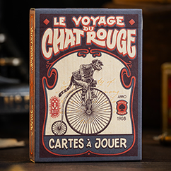 Le Voyage Du Chat Rouge Playing Cards by Stockholm17