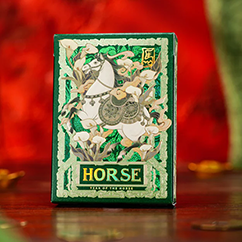 Year of the Horse (Green) Playing Cards by TCC Fashion