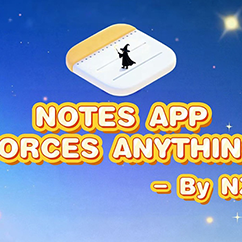Notes App Forces Anything by Richard Zeng & Bacon Magic