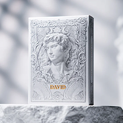 Alabaster David Luxury Playing Cards by TCC Fashion