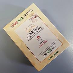 Refill Kid Cards for Naughty or Nice Monte