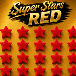 Super Stars Red (Bag of 20) Sponge