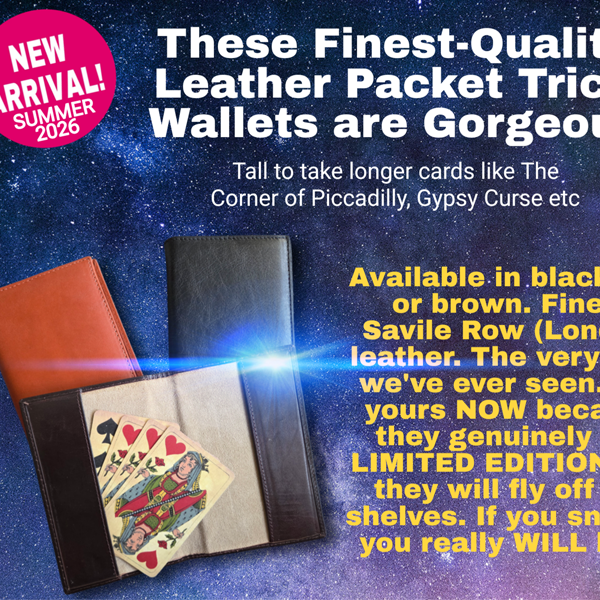 Leather Packet Wallets by Paul Gordon
