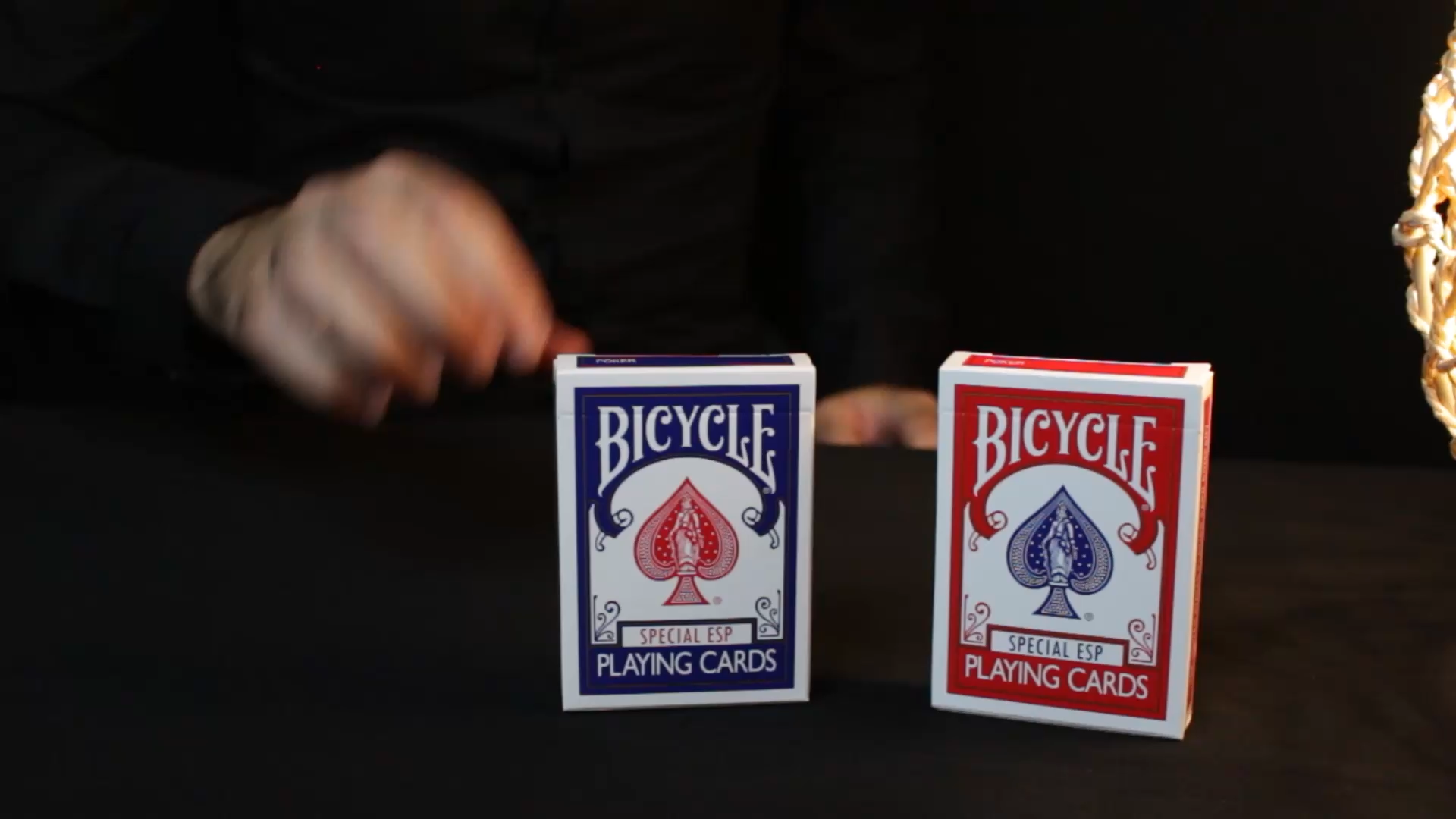 Bicycle Special ESP Blue Playing Cards plus 15 Online Effects ESP Kartenspiel mit 15 Routinen blau Zaubertrick Tesmar Zauberartikel