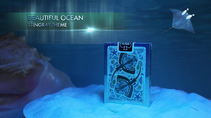 Bicycle Stingray Teal Playing Cards SoCal Playing Cards
