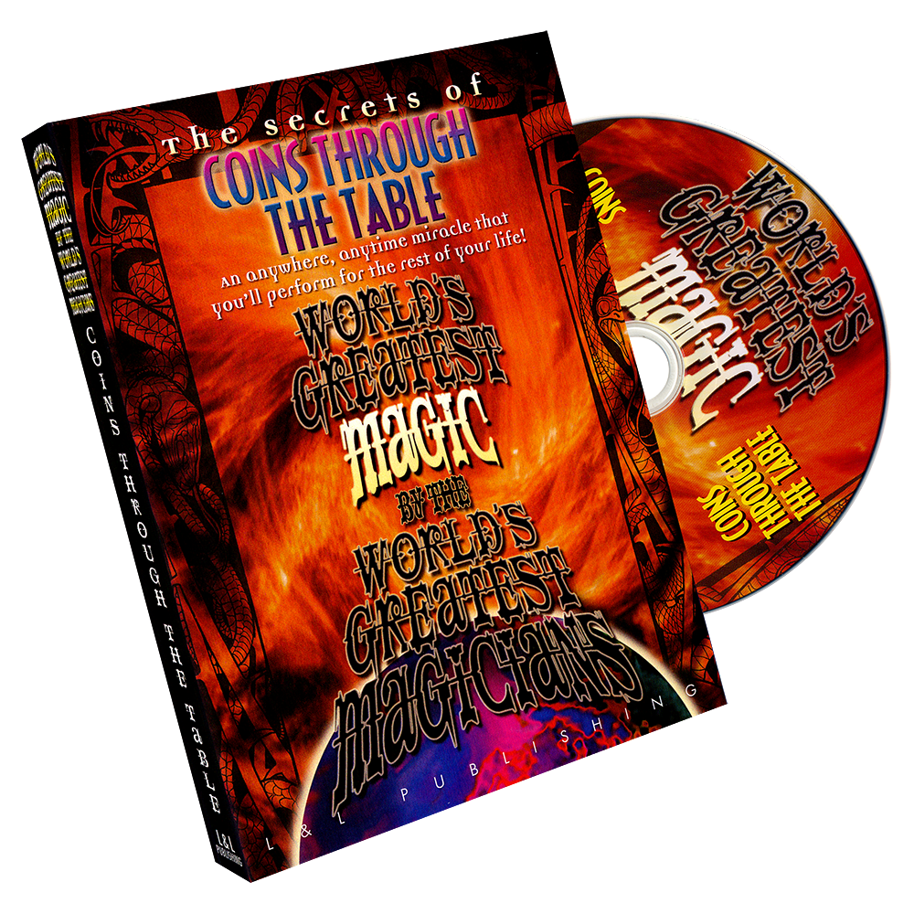 World's Greatest Magic: Coins Through Table - DVD