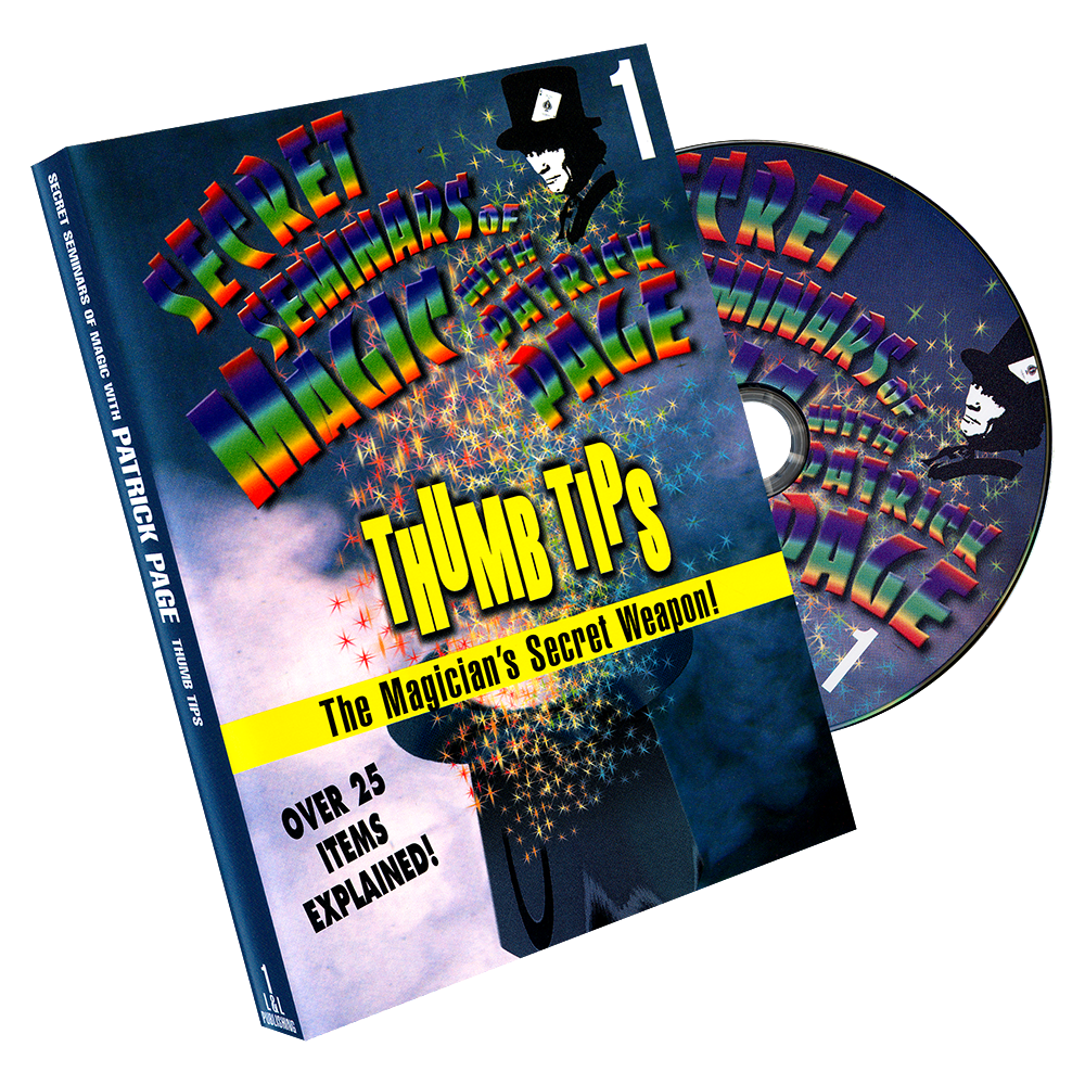 Secret Seminars of Magic  Vol 1 (Thumb Tips) with Patrick Page - DVD