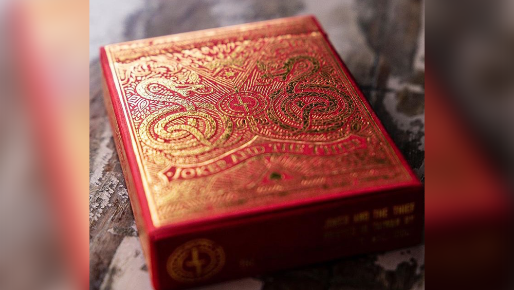 Blood Red Edition V3  Playing Cards by Joker and the Thief