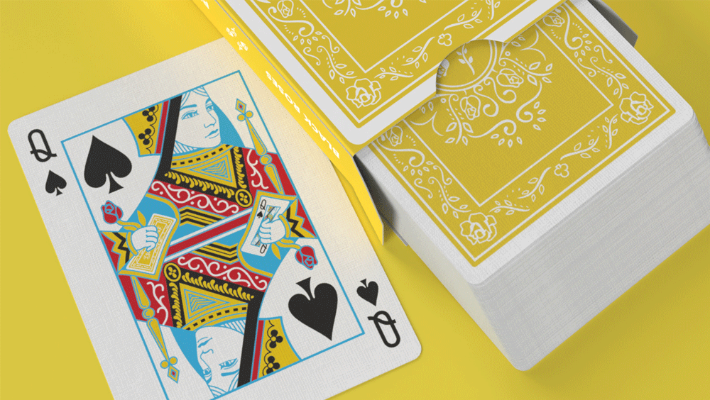 Black Roses Sunny Days Playing Cards